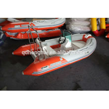 barco inflável de fibra de vidro de China para a pesca